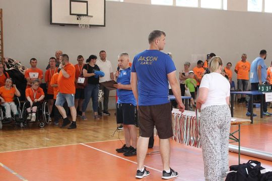 Drużyna sportowa z PSONI na Olimpiadzie CP