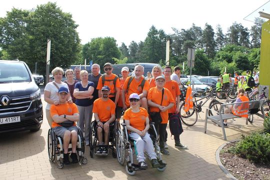 Drużyna sportowa z PSONI na Olimpiadzie CP