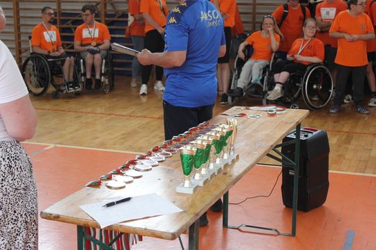 Drużyna sportowa z PSONI na Olimpiadzie CP