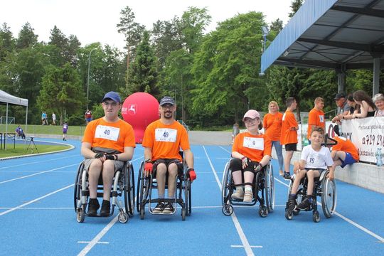 Drużyna sportowa z PSONI na Olimpiadzie CP