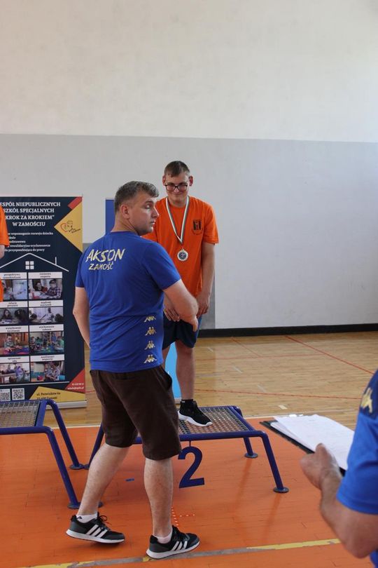 Drużyna sportowa z PSONI na Olimpiadzie CP