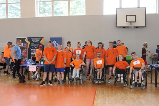 Drużyna sportowa z PSONI na Olimpiadzie CP