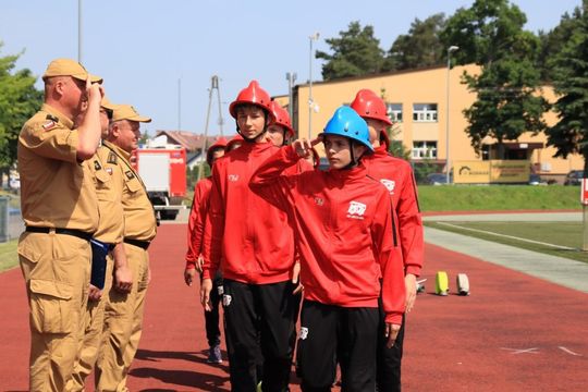 Powiatowe Zawody Sportowo-Pożarnicze MDP 2025 w Lubyczy Królewskiej