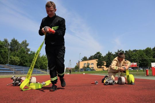 Powiatowe Zawody Sportowo-Pożarnicze MDP 2025 w Lubyczy Królewskiej