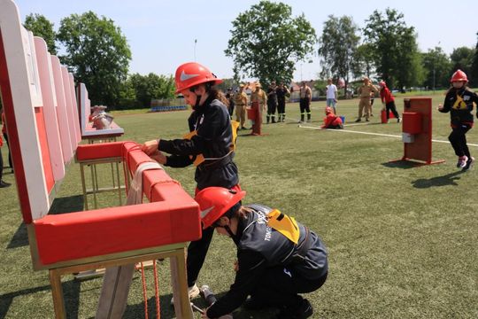 Powiatowe Zawody Sportowo-Pożarnicze MDP 2025 w Lubyczy Królewskiej