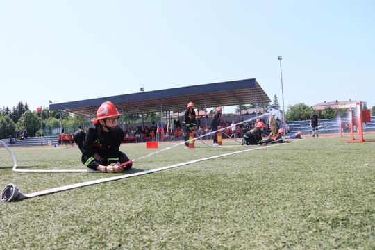 Powiatowe Zawody Sportowo-Pożarnicze MDP 2025 w Lubyczy Królewskiej