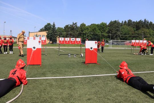 Powiatowe Zawody Sportowo-Pożarnicze MDP 2025 w Lubyczy Królewskiej