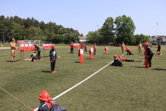 Powiatowe Zawody Sportowo-Pożarnicze MDP 2025 w Lubyczy Królewskiej