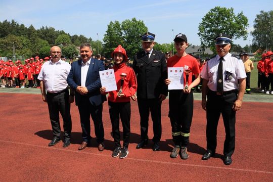 Powiatowe Zawody Sportowo-Pożarnicze MDP 2025 w Lubyczy Królewskiej