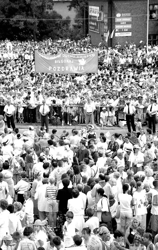 Pielgrzymka papieża Jana Pawła II do Zamościa