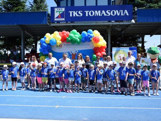 Międzyprzedszkolna Olimpiada Sportowa w Tomaszowie Lubelskim