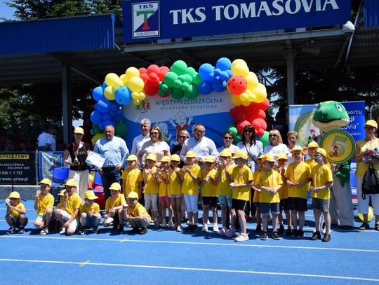 Międzyprzedszkolna Olimpiada Sportowa w Tomaszowie Lubelskim