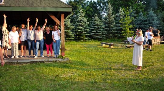 Spotkanie Kół Gospodyń Wiejskich z gminy Lubycza Królewska z sobótkowym akcentem.
