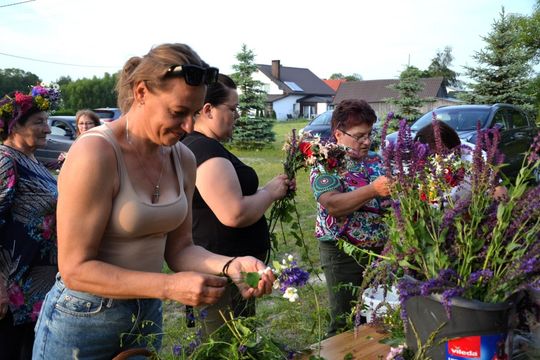 Spotkanie Kół Gospodyń Wiejskich z gminy Lubycza Królewska z sobótkowym akcentem.