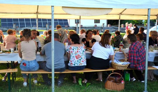 Spotkanie Kół Gospodyń Wiejskich z gminy Lubycza Królewska z sobótkowym akcentem.