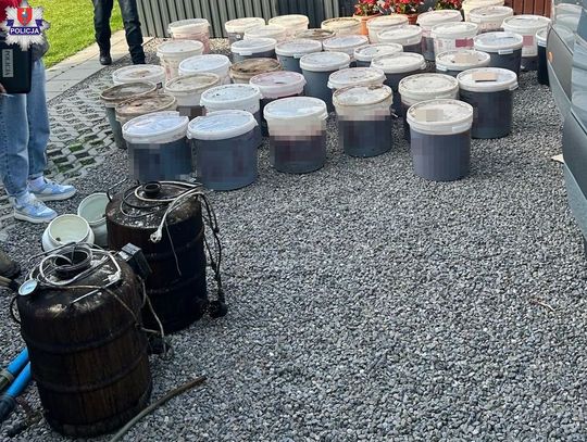 Nielegalna bimbrownia w powiecie zamojskim [ZDJĘCIA]