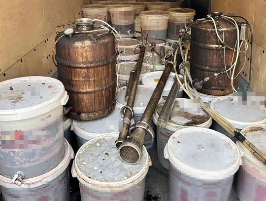 Nielegalna bimbrownia w powiecie zamojskim [ZDJĘCIA]