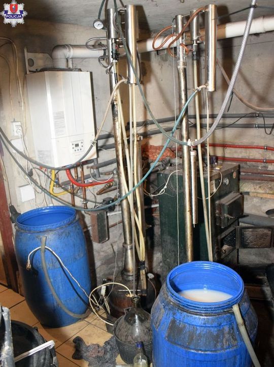 Nielegalna bimbrownia w powiecie zamojskim [ZDJĘCIA]