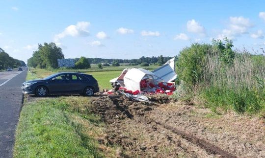 Zderzenie w Borowinie.