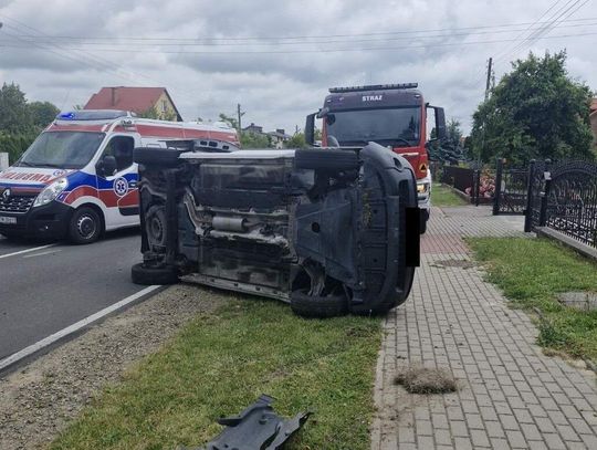 Wypadek z udziałem czterech pojazdów w Rogóźnie.