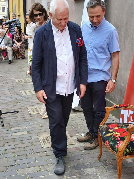 W zamojskiej Alei Sław uhonorowano prof. Lecha Majewskiego.