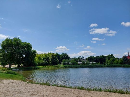 Na zbiorniku wodnym w Lubyczy Królewskiej obowiązuje zakaz kąpieli [ZDJĘCIA]