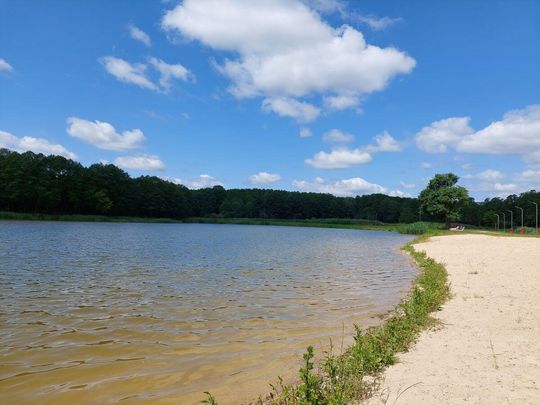 Na zbiorniku wodnym w Lubyczy Królewskiej obowiązuje zakaz kąpieli [ZDJĘCIA]