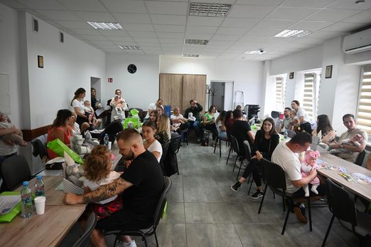 Wójt gminy Tomaszów Lubelski powitała najmłodszych mieszkańców - galeria zdjęć