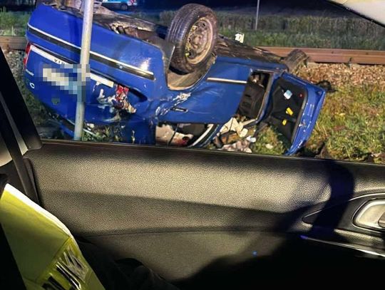 Wypadek na przejeździe kolejowym w Suścu [ZDJĘCIA]
