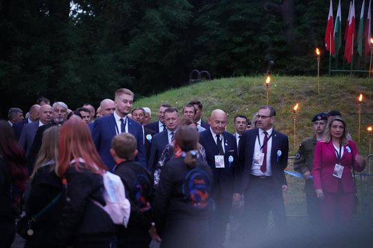 Karol Nawrocki w Chełmie. Uczcił ofiary Krwawej Niedzieli na Wołyniu - galeria zdjęć