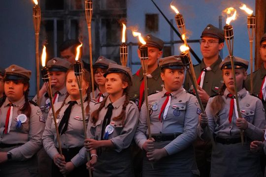 Karol Nawrocki w Chełmie. Uczcił ofiary Krwawej Niedzieli na Wołyniu - galeria zdjęć