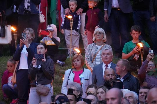 Karol Nawrocki w Chełmie. Uczcił ofiary Krwawej Niedzieli na Wołyniu - galeria zdjęć