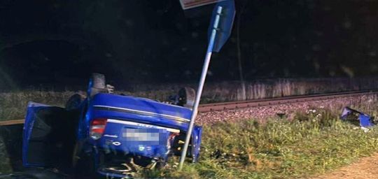 Susiec: wypadek na przejeździe kolejowym - galeria zdjęć