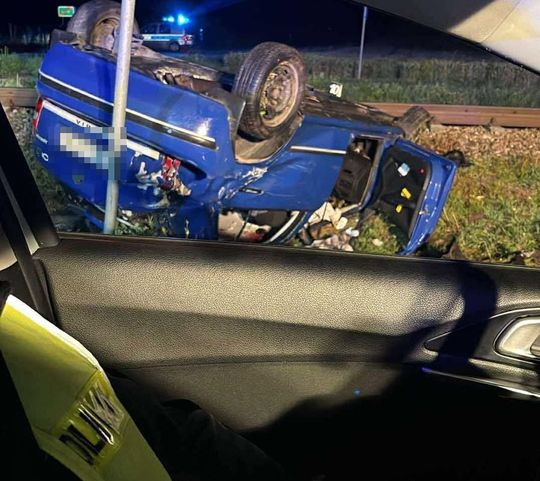 Susiec: wypadek na przejeździe kolejowym - galeria zdjęć