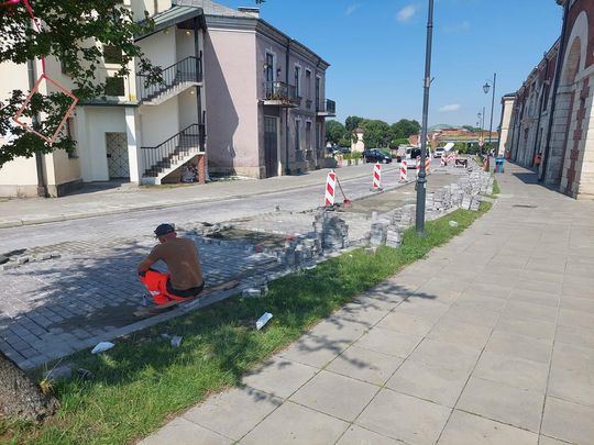 Zamość: Remont ulicy Łukasińskiego - galeria zdjęć