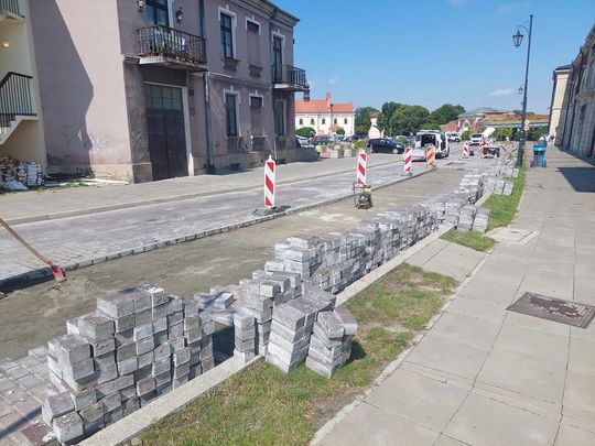 Zamość: Remont ulicy Łukasińskiego - galeria zdjęć