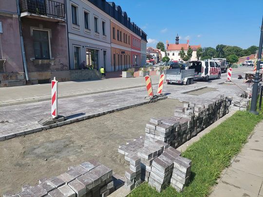 Zamość: Remont ulicy Łukasińskiego - galeria zdjęć