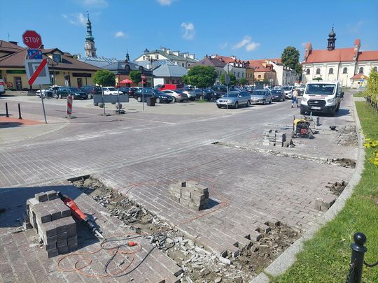 Zamość: Remont ulicy Łukasińskiego - galeria zdjęć