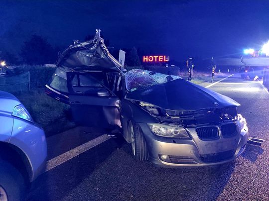 Wypadek na DK2 w Międzyrzecu Podlaskim - galeria zdjęć