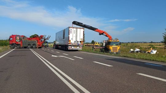 Wypadek na DK2 w Międzyrzecu Podlaskim - galeria zdjęć