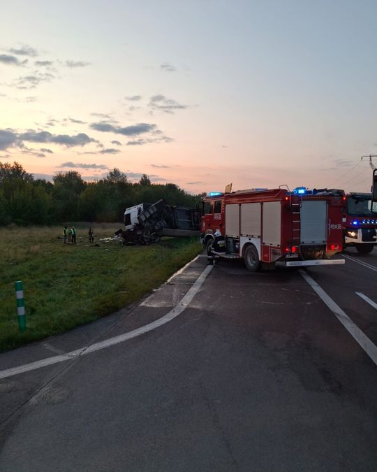 Wypadek na DK2 w Międzyrzecu Podlaskim - galeria zdjęć Wypadek na DK2 w Międzyrzecu Podlaskim - galeria zdjęć