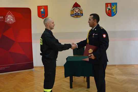 Ślubowanie strażaków w PSP Zamość - galeria zdjęć