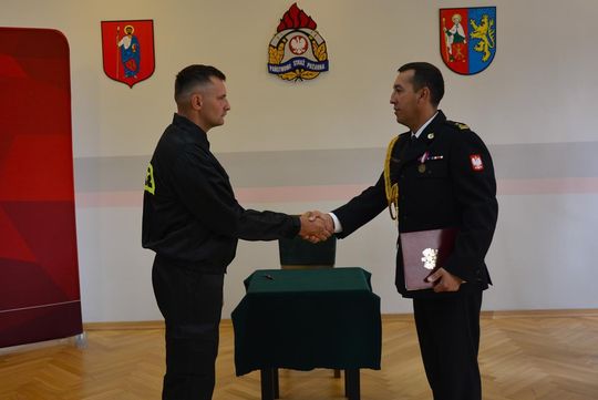 Ślubowanie strażaków w PSP Zamość - galeria zdjęć