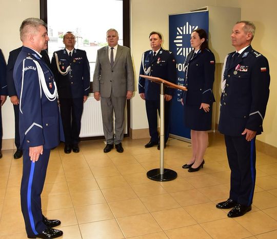 Święto Policji w KPP w Tomaszowie Lubelskim - galeria zdjeć