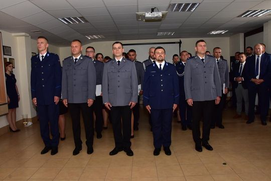 Święto Policji w KPP w Tomaszowie Lubelskim - galeria zdjeć