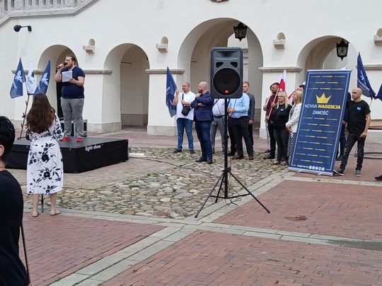 Wiec antyimigracyjny w Zamościu - galeria zdjec Wiec antyimigracyjny w Zamościu - galeria zdjec