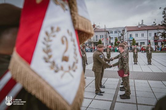 Ochotnicy 2LBOT złożyli przysięgę w Parczewie.