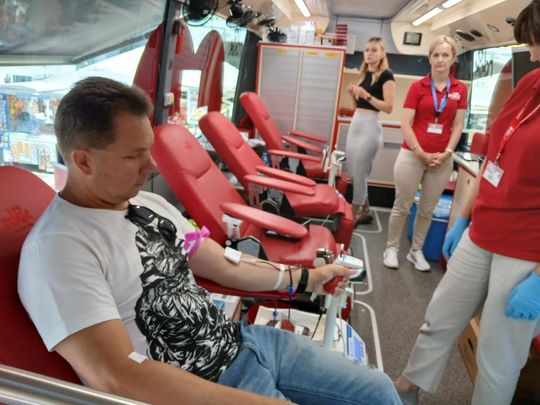 Zamość: Akcja poboru krwi w rocznicę Powstania Warszawskiego [ZDJĘCIA]
