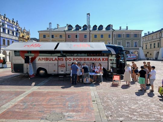 Zamość: Akcja poboru krwi w rocznicę Powstania Warszawskiego [ZDJĘCIA]