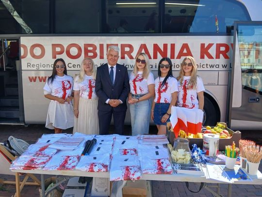 Zamość: Akcja poboru krwi w rocznicę Powstania Warszawskiego [ZDJĘCIA]